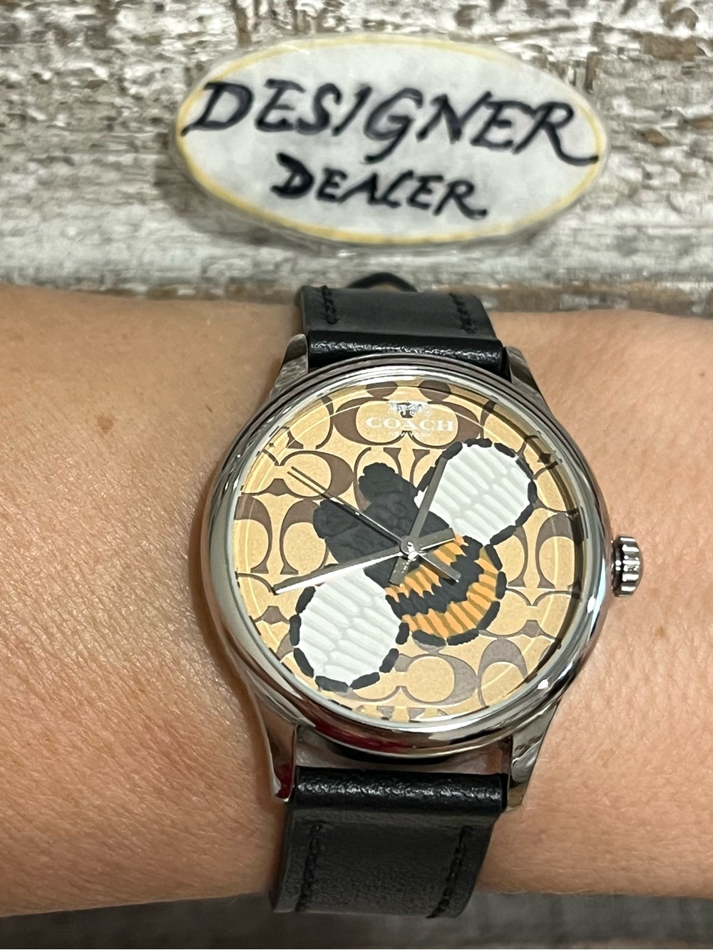 COACH Bumble Bee Watch EUC!